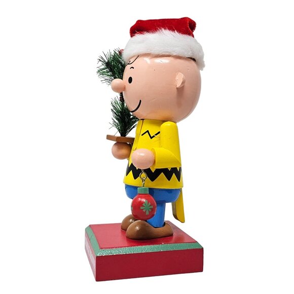 Charlie Brown Peanuts Christmas Wood 9" Nutcracker - Picture 3 of 4